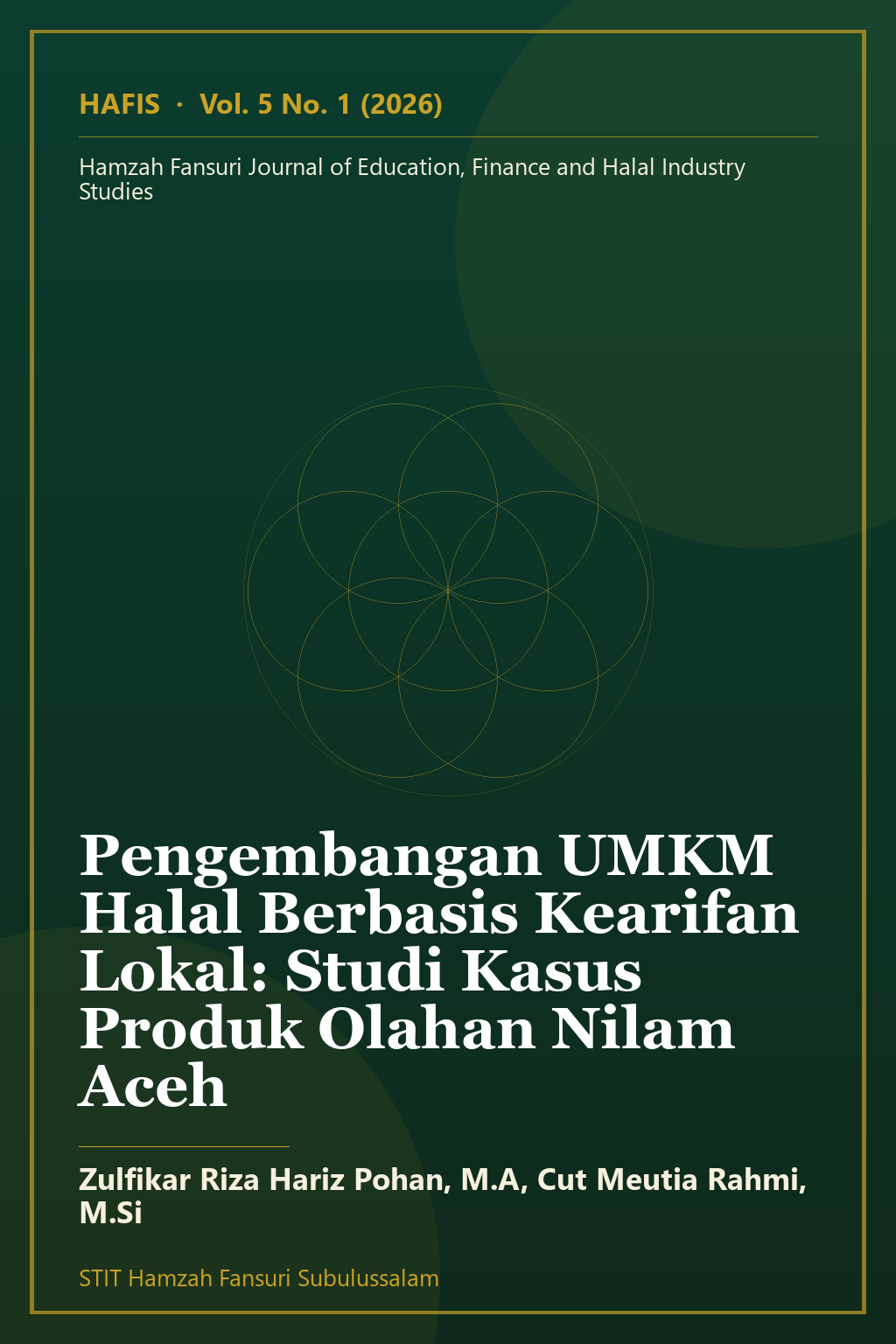 Sampul artikel: Pengembangan UMKM Halal Berbasis Kearifan Lokal: Studi Kasus Produk Olahan Nilam Aceh