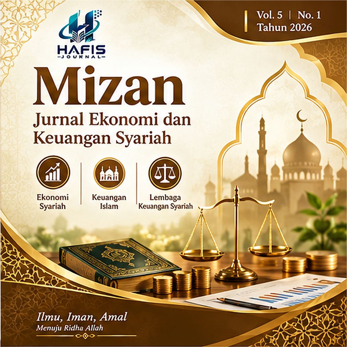 Cover Mizan: Jurnal Ekonomi dan Keuangan Syariah Vol. 5 No. 1 Tahun 2026