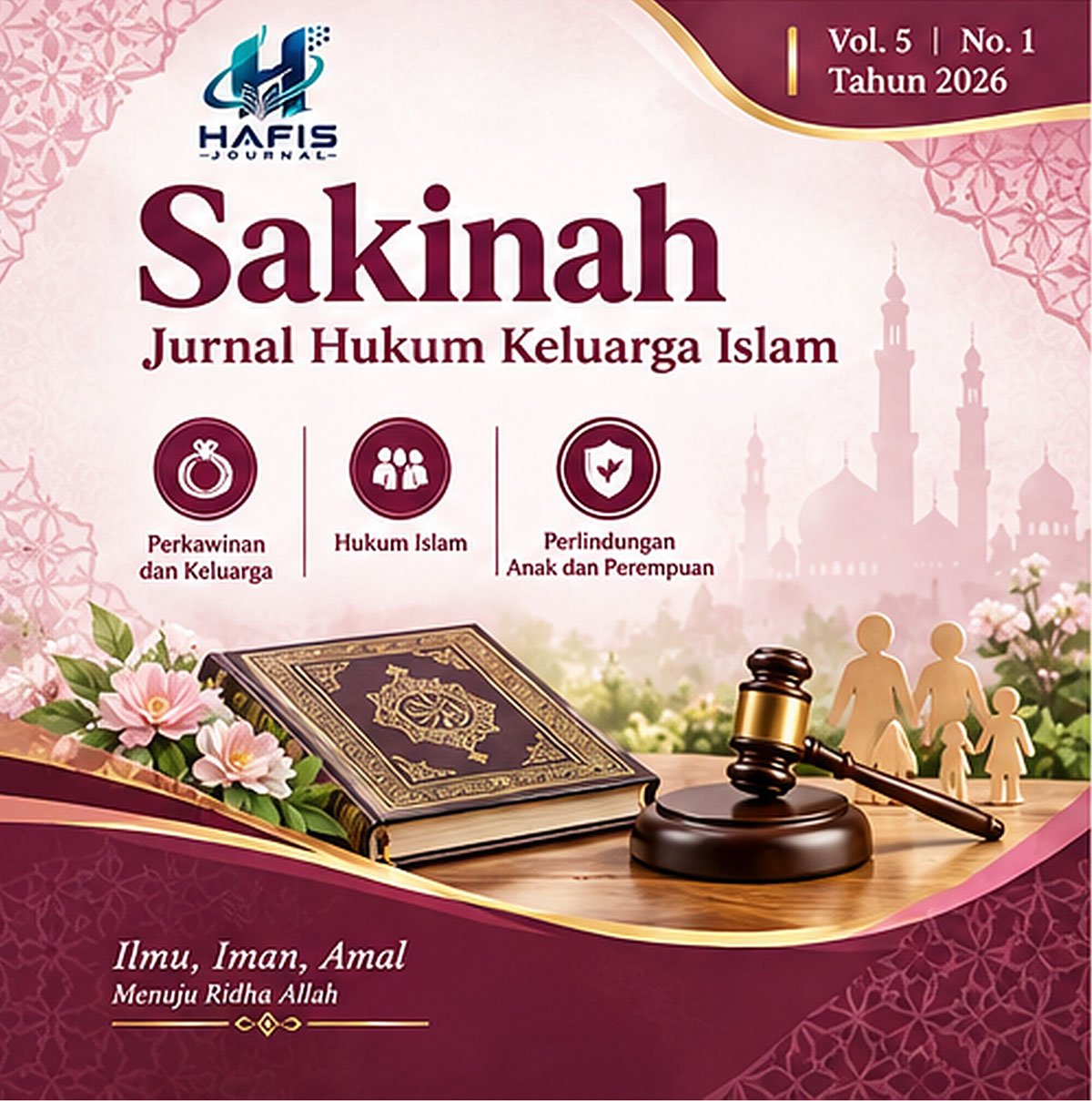 Cover Sakinah: Jurnal Hukum Keluarga Islam Vol. 5 No. 1 Tahun 2026
