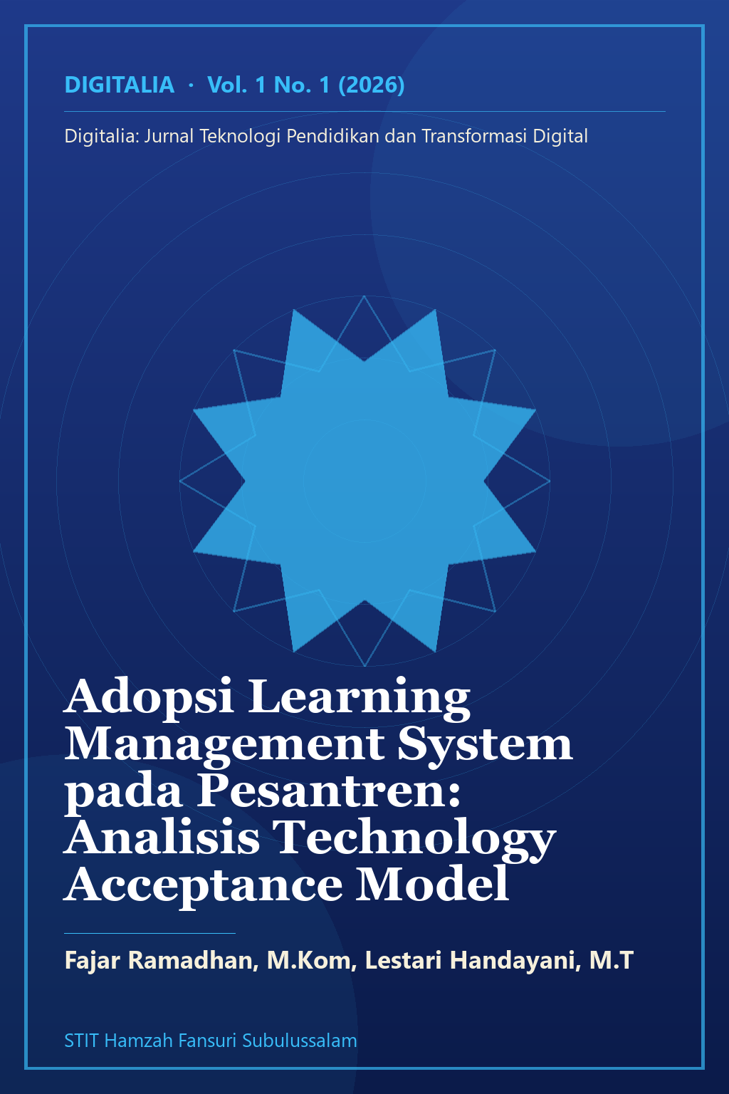 Sampul artikel: Adopsi Learning Management System pada Pesantren: Analisis Technology Acceptance Model