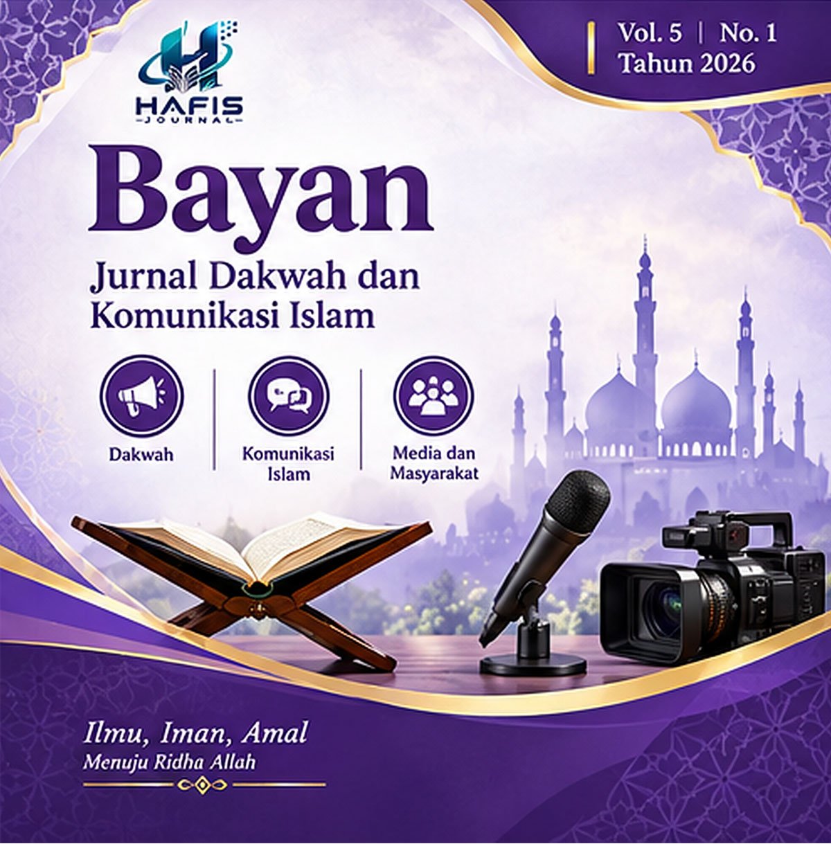 Cover Bayan: Jurnal Dakwah dan Komunikasi Islam Vol. 5 No. 1 Tahun 2026